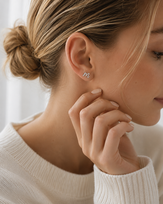Aura Letter Earrings