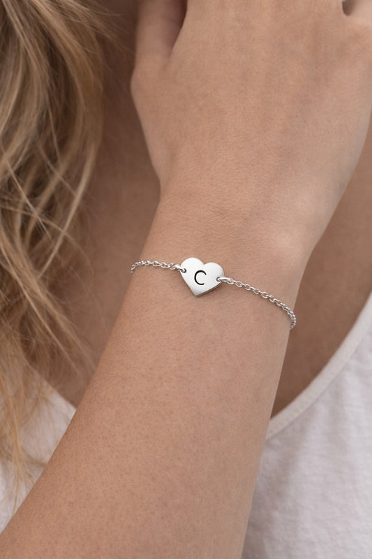 Personalized Initial Bracelet in 925 sterling silver, photo 2