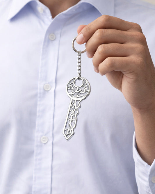 Unique Name KeyChain in 925 sterling silver, photo 2