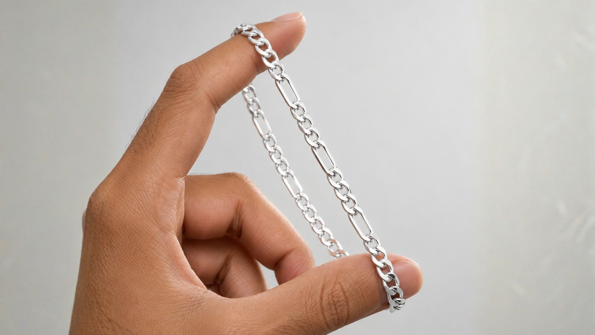 How to Choose a Silver Chain for Men: Curb, Figaro, Rope or King