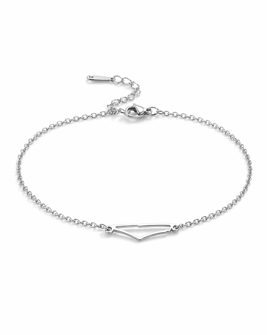 Palestine Map Charm Bracelet