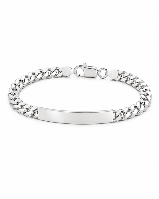 ID Bar Curb Bracelet