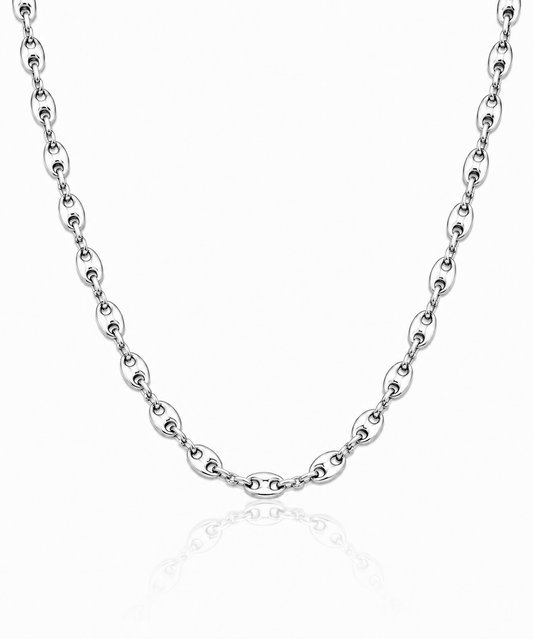 Coffee Bean Chain Necklace