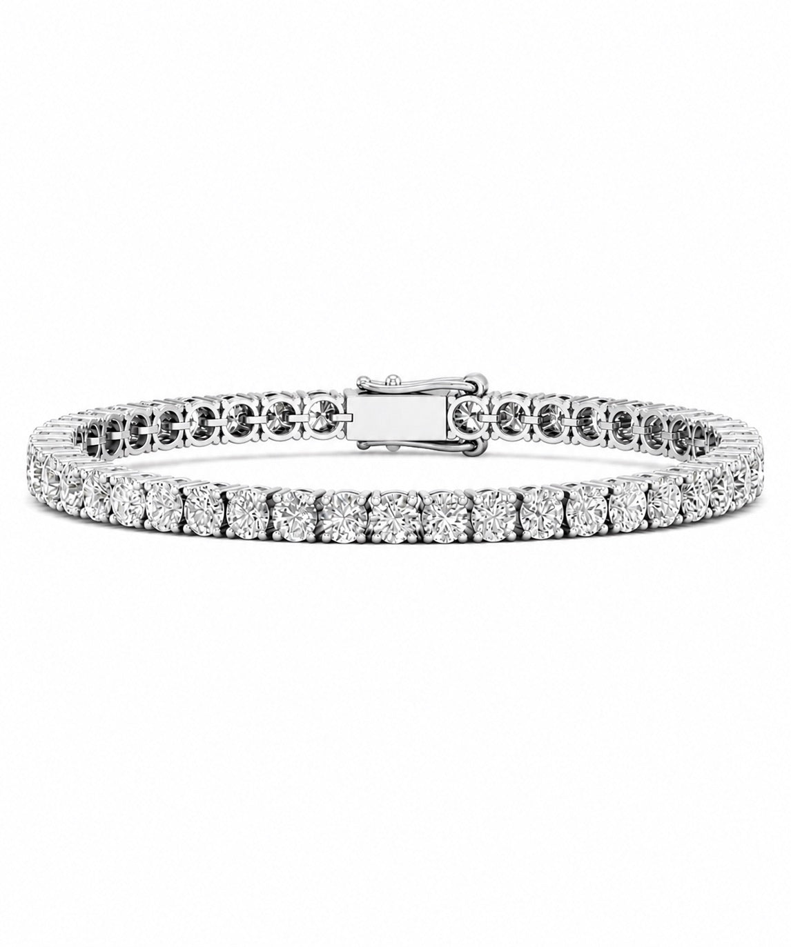 White Tennis Bracelet