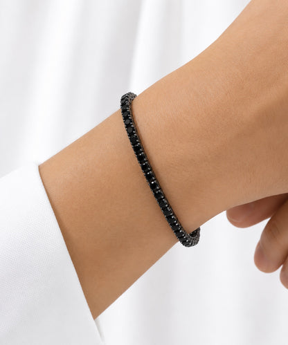 Black Tennis Bracelet
