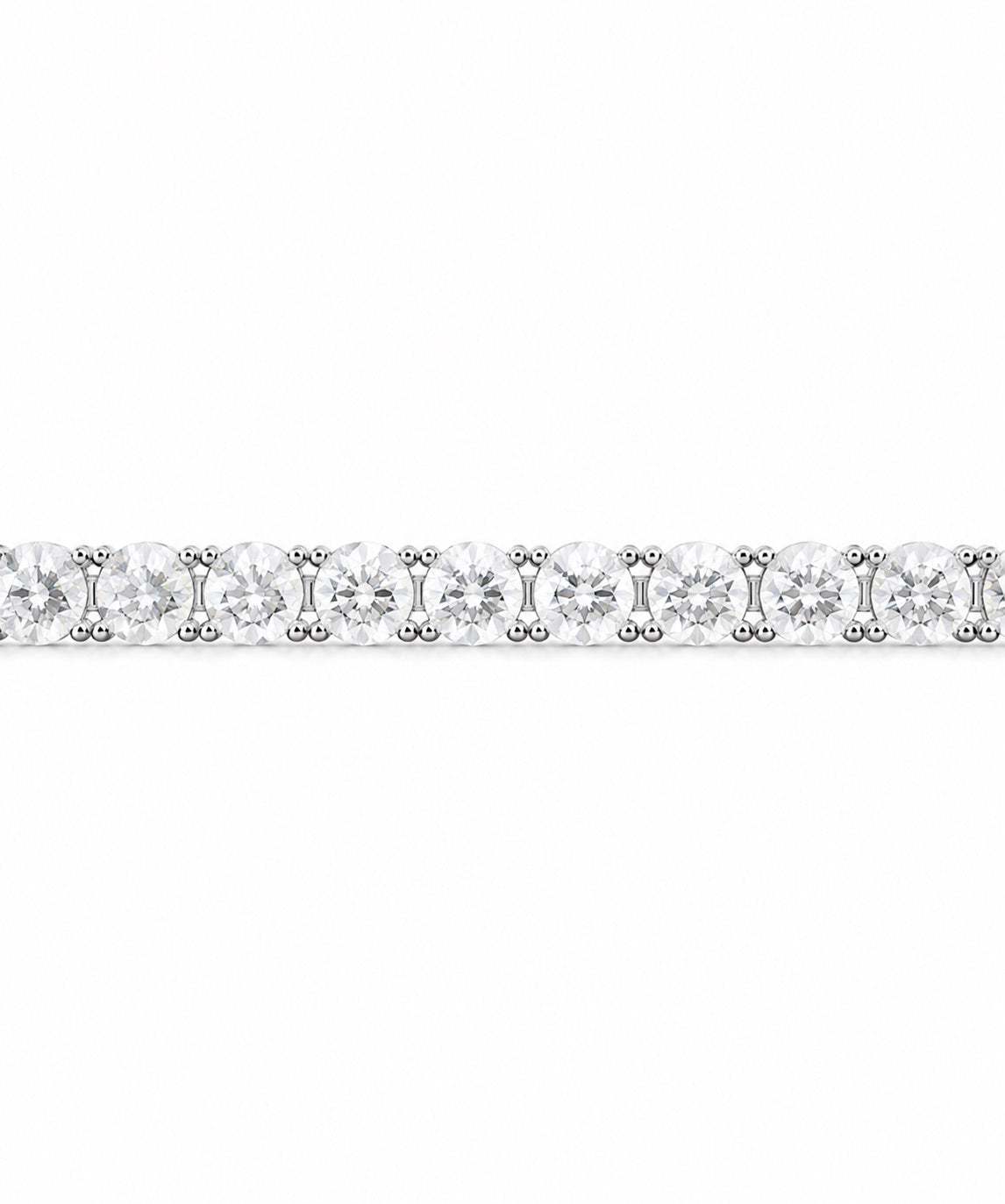 White Tennis Bracelet