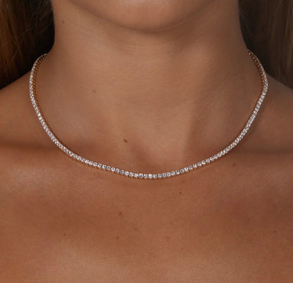 White Tennis Chain