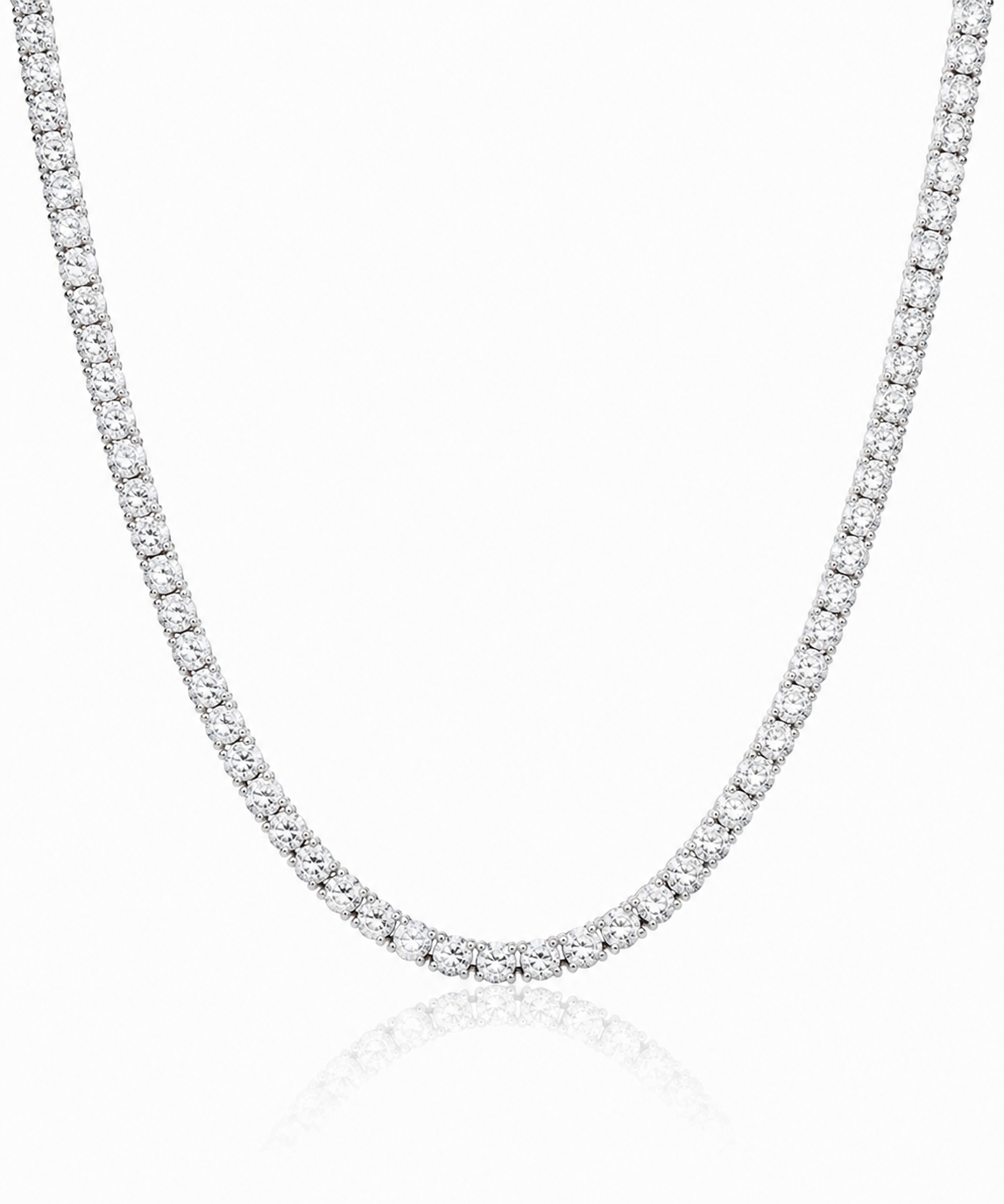 White Tennis Chain