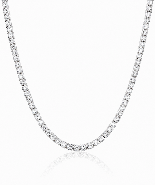 White Tennis Chain