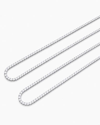 White Tennis Chain