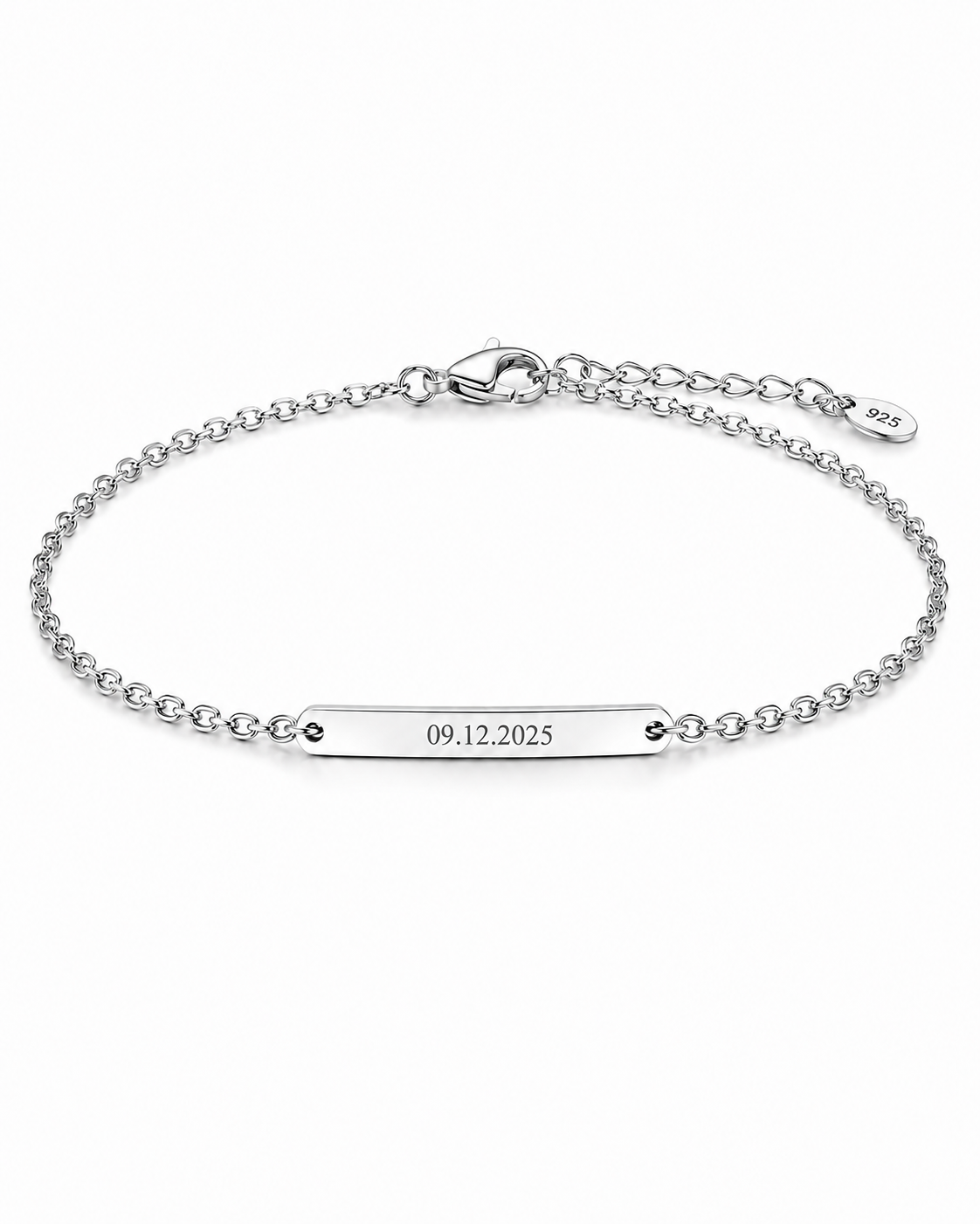 Signature Date Bar Bracelet
