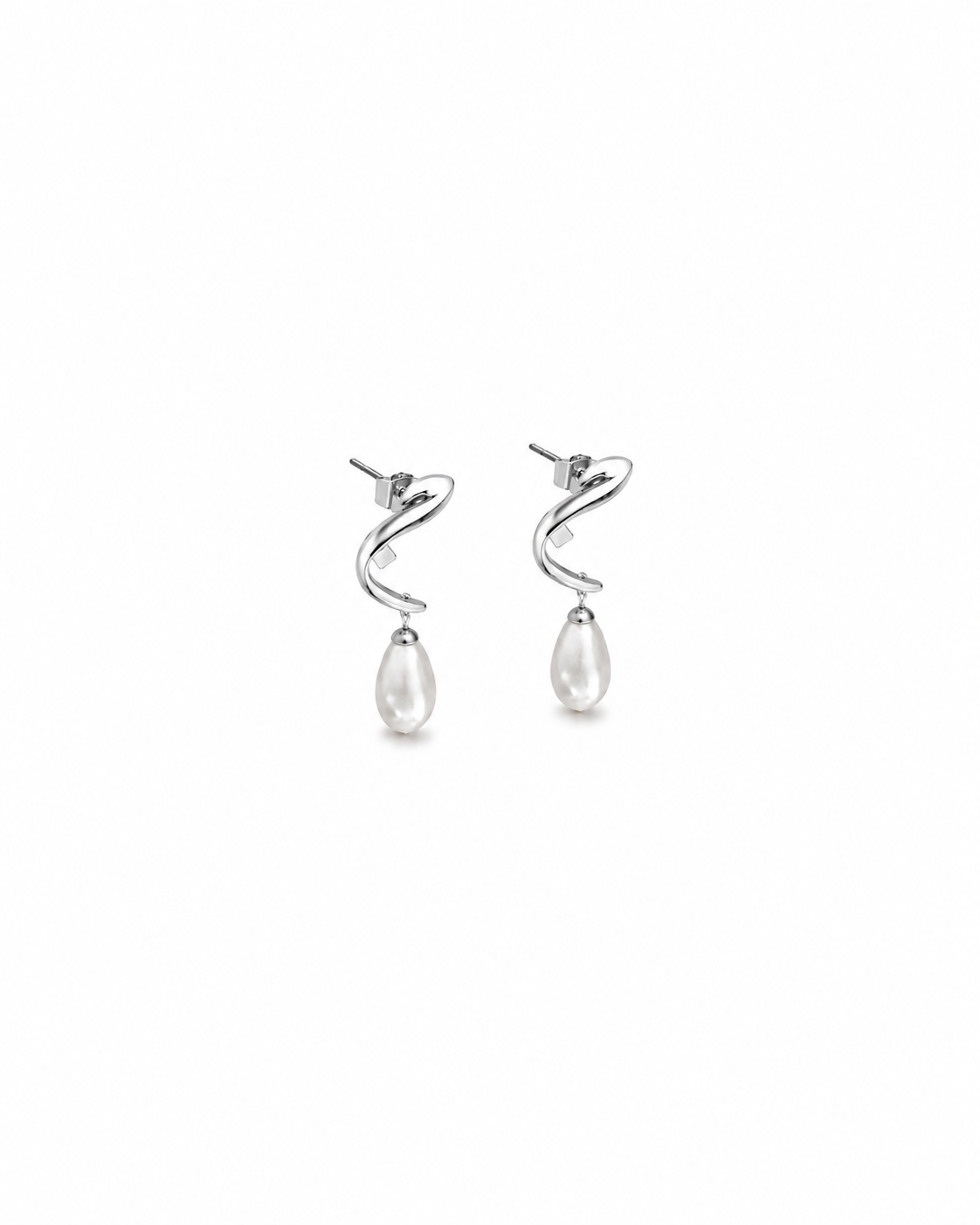 Pearl Curve Earrings