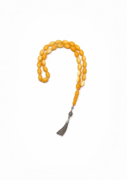Natural Amber Misbah - Golden Honey