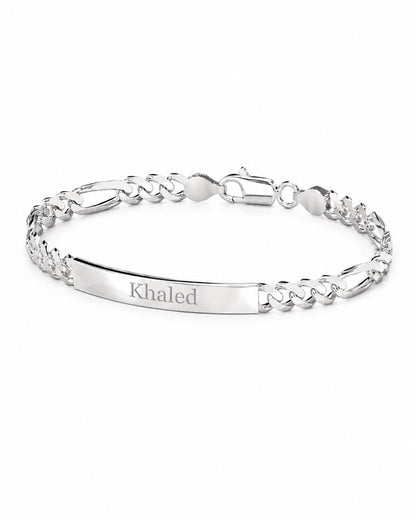 ID Bar Figaro Bracelet