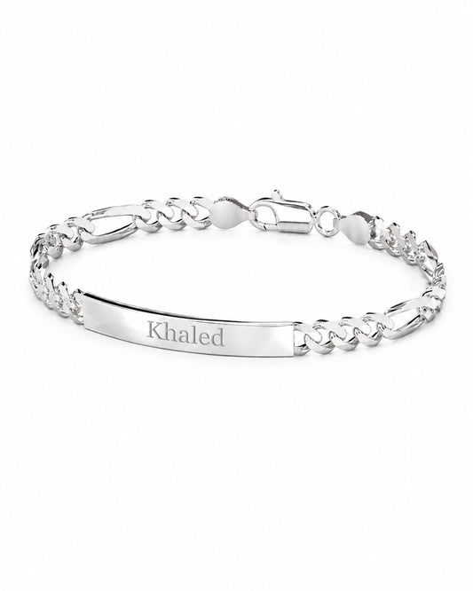 ID Bar Figaro Bracelet