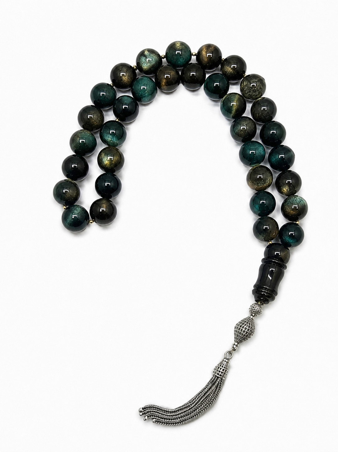 Natural Amber Misbah - Galaxy Blue