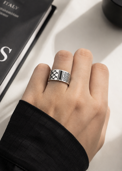 Kufiyyeh Unity Ring