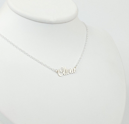 Sterling Silver Name Necklace