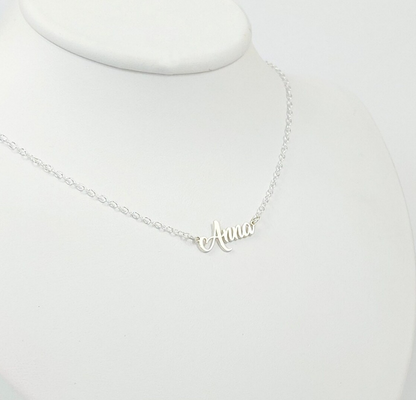 Sterling Silver Name Necklace