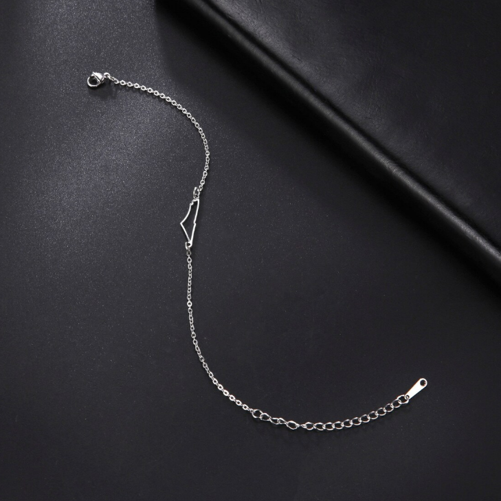 Palestine Map Charm Bracelet