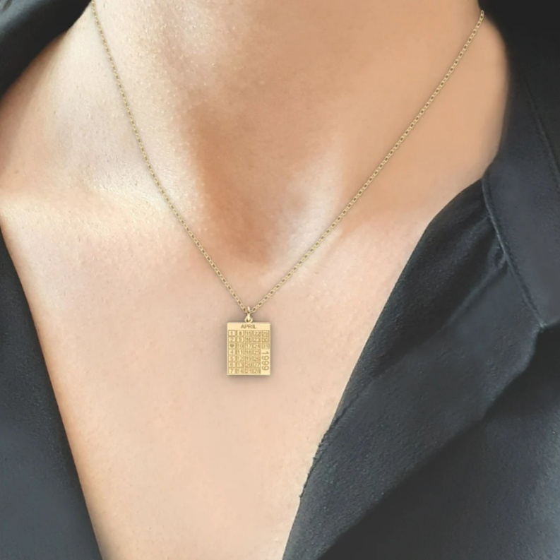 Birth Date Necklace