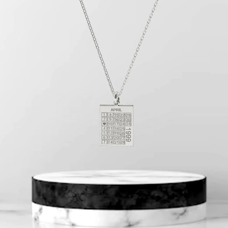 Birth Date Necklace