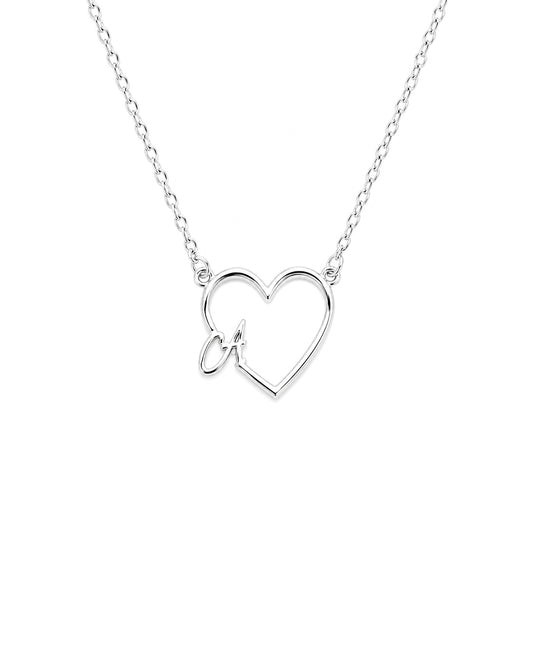 Amora Heart Necklace in 925 sterling silver