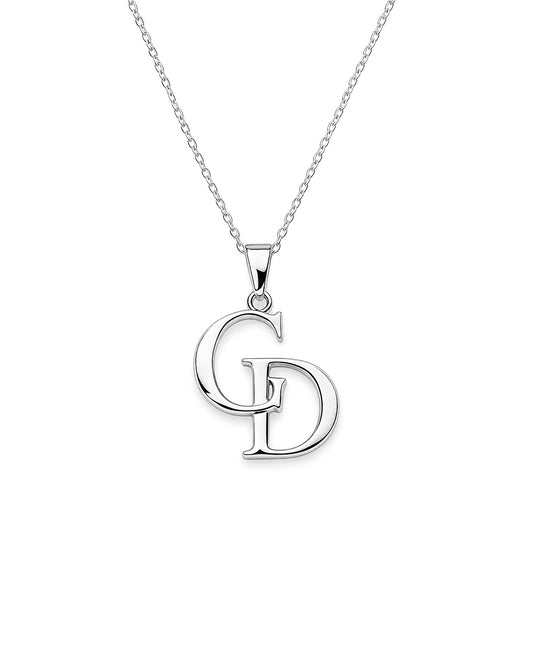 Classic Letters Necklace in 925 sterling silver