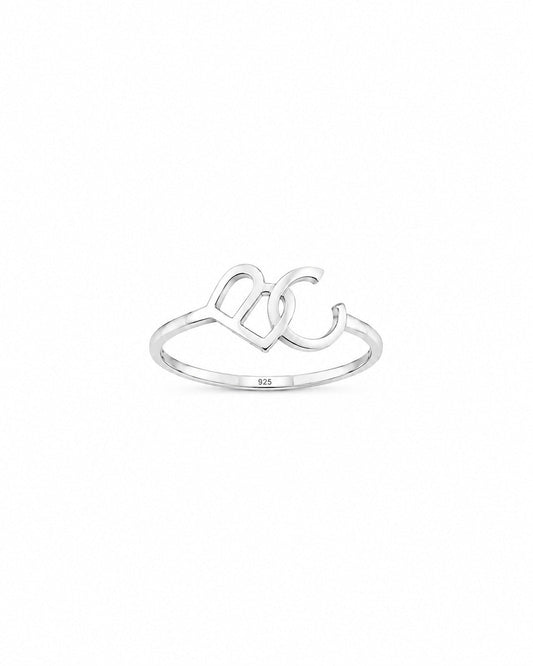 Eternal Letters Ring in 925 sterling silver