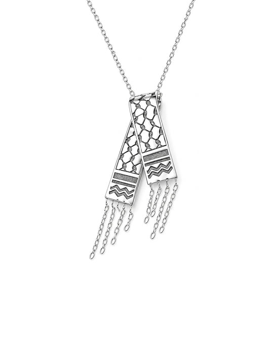 Palestinian Lafha Necklace in 925 sterling silver