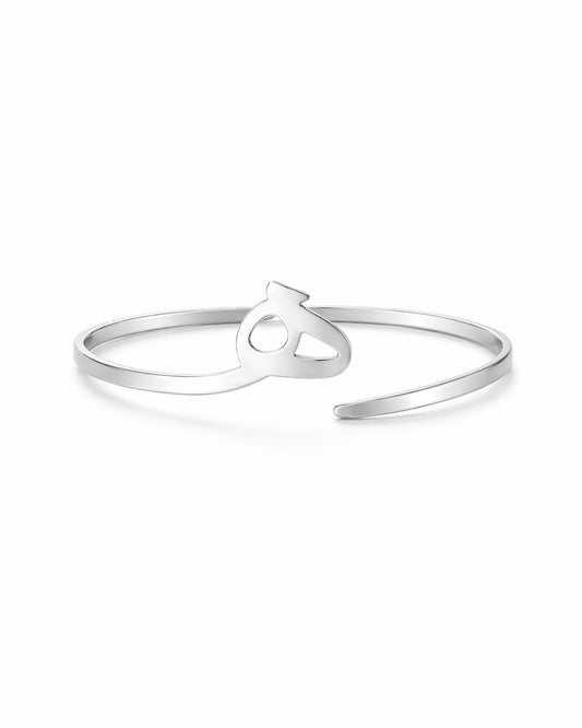 Letter Elegant Bracelet in 925 sterling silver