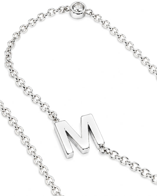 Letter Light Necklace in 925 sterling silver