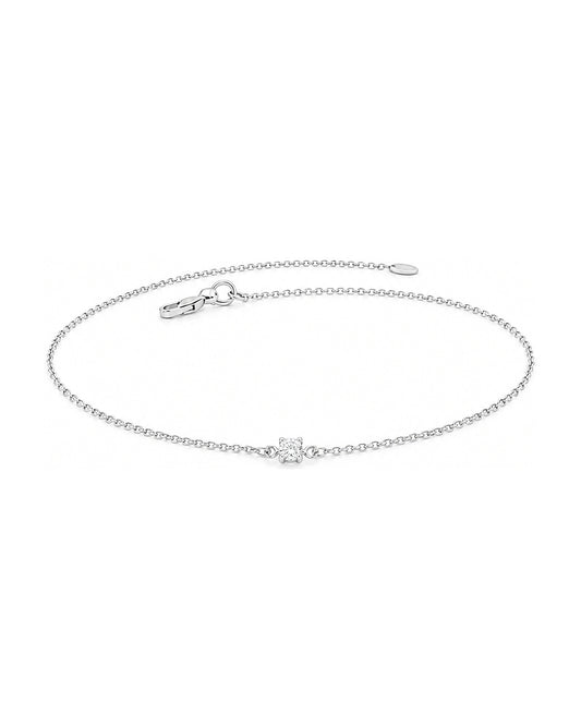 Luna Solitaire Bracelet in 925 sterling silver