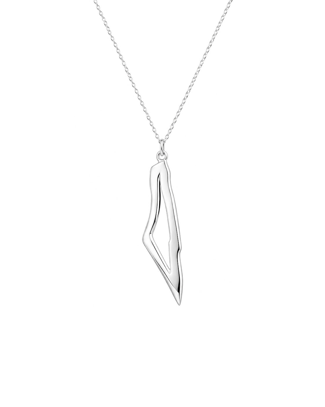 Palestine Outline Necklace in 925 sterling silver