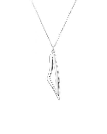 Palestine Outline Necklace in 925 sterling silver