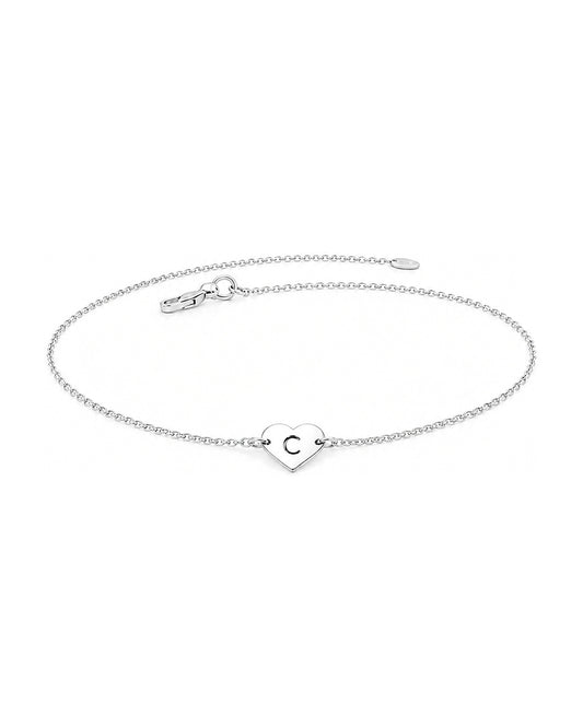 Personalized Initial Bracelet in 925 sterling silver