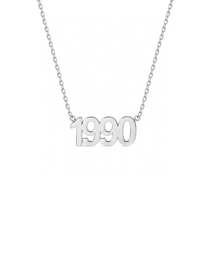 Year Necklace in 925 sterling silver